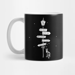 Witchy Crossroad Sign Mug